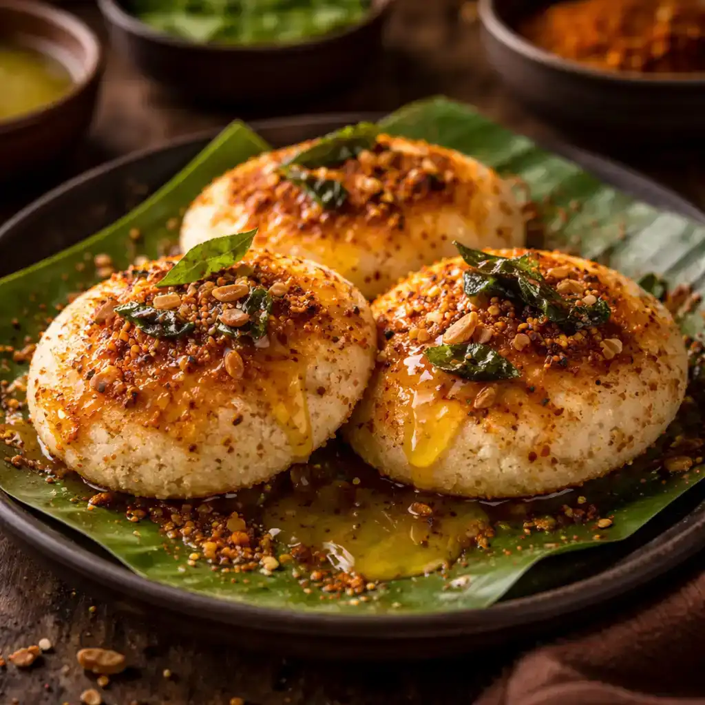 Podi Karam Idly - 3 Pcs at Hashtag India